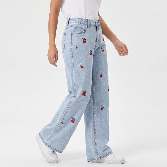 High-Waisted Wide-Leg Jeans - Lola