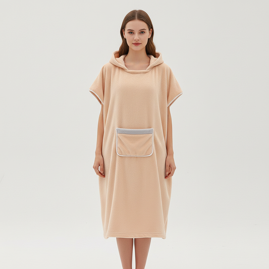 Hooded Fleece Poncho - FleeceCover