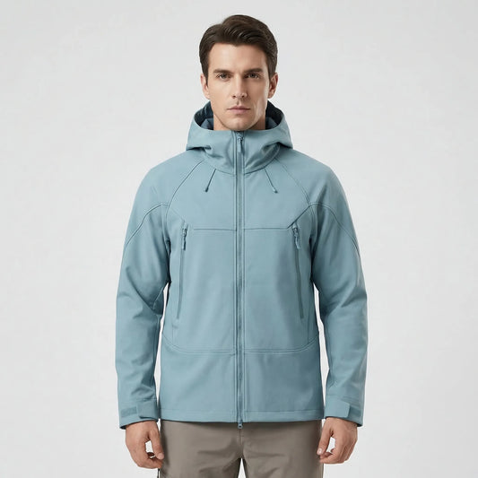 Hooded Soft-Shell Outdoor Jacket - Shellrix