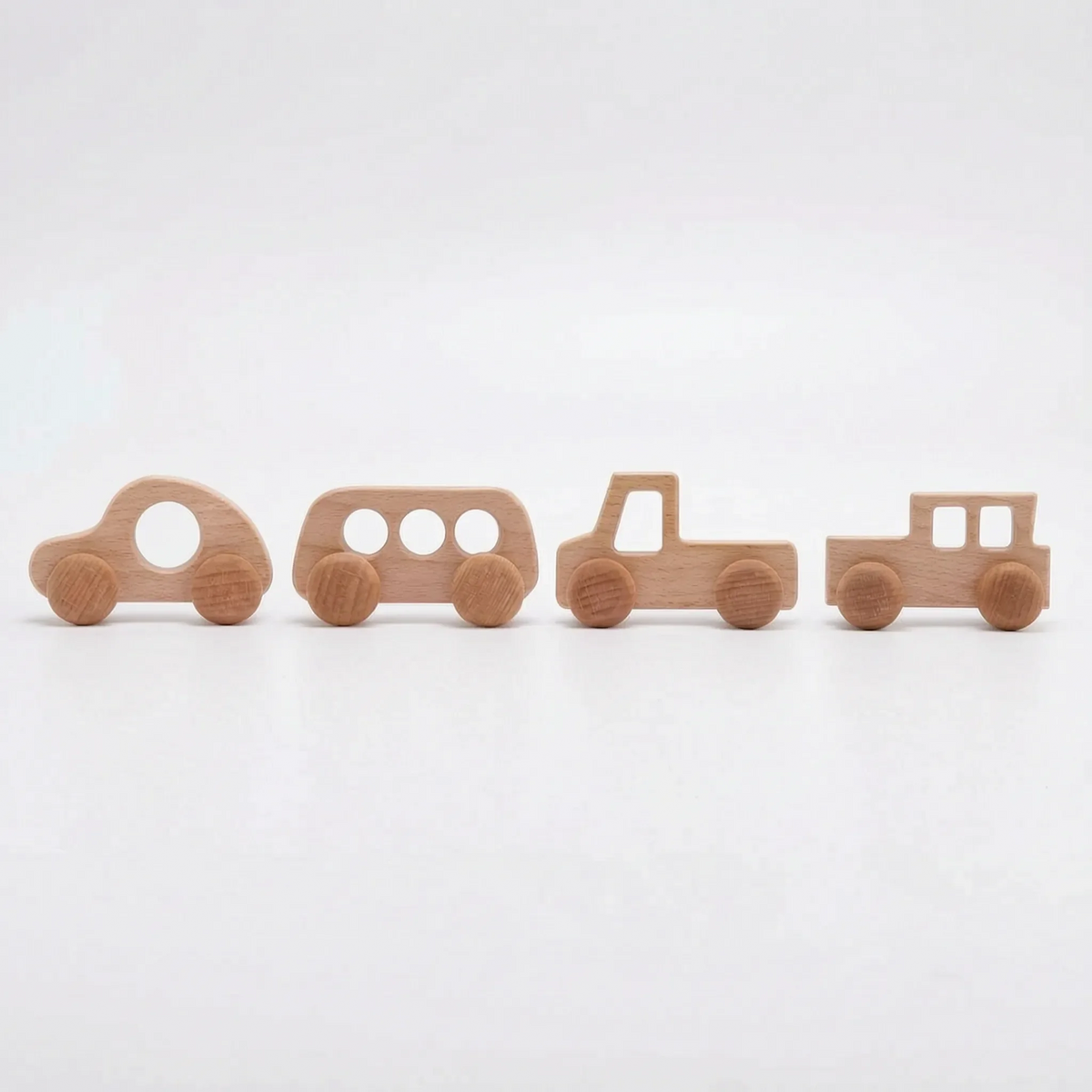 Houten Speelgoedauto Set - RolliRides