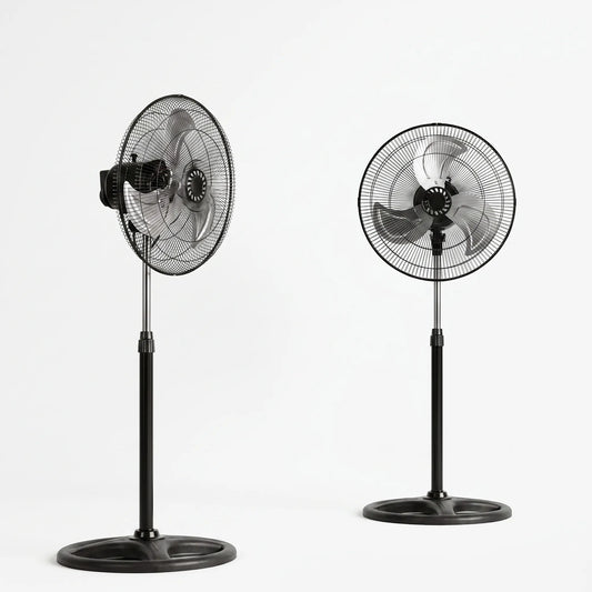 In hoogte verstelbare staande ventilator met 3 snelheden set - Breesia
