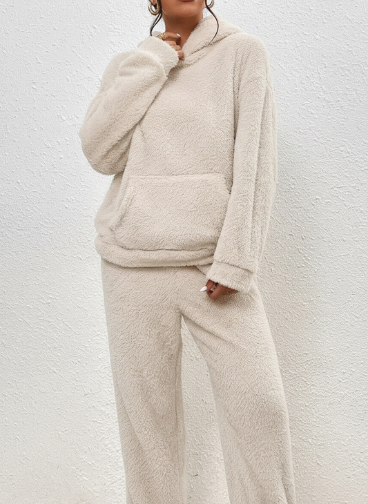 Langer Hoodie Mit Tasche - Saskia