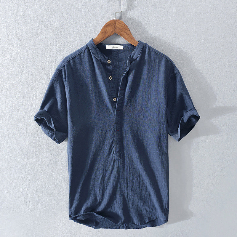 Zomer T-shirt voor heren van ademende stof – Elias