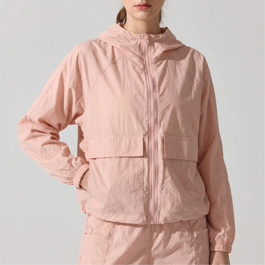 Lightweight Hooded Sports Jacket - Sonia