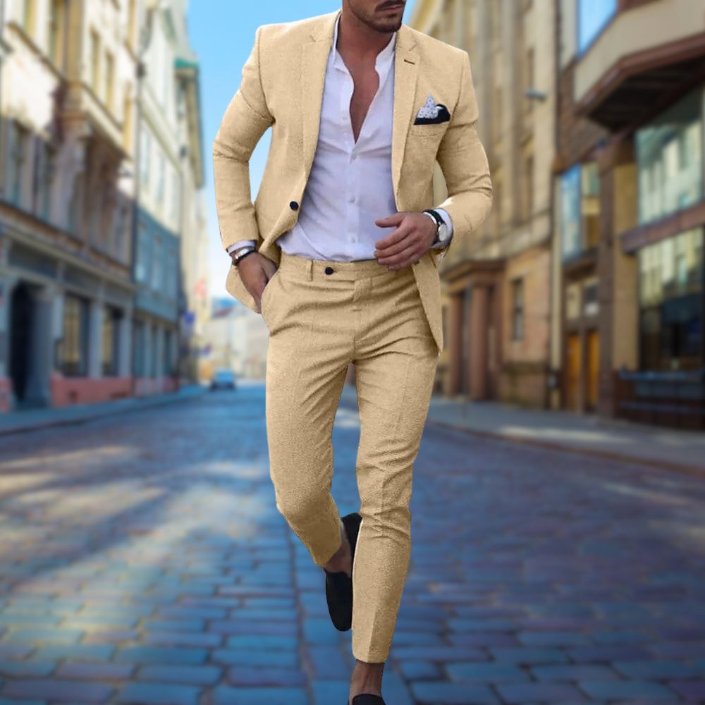 Stijlvol Slim Fit Herenpak - Noah