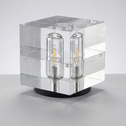 Modern Cube Table Lamp - Crystalix