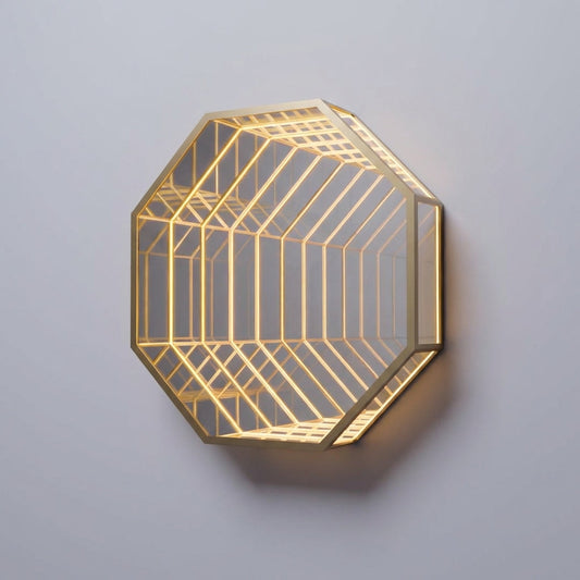 Modern Hexagon Wall Lamp - Hexalume