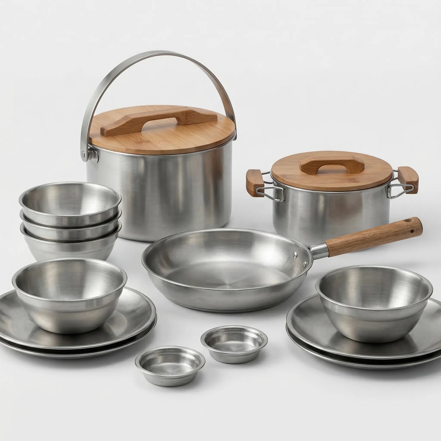 Multi-Piece Outdoor Camping Cookware Set - Campori