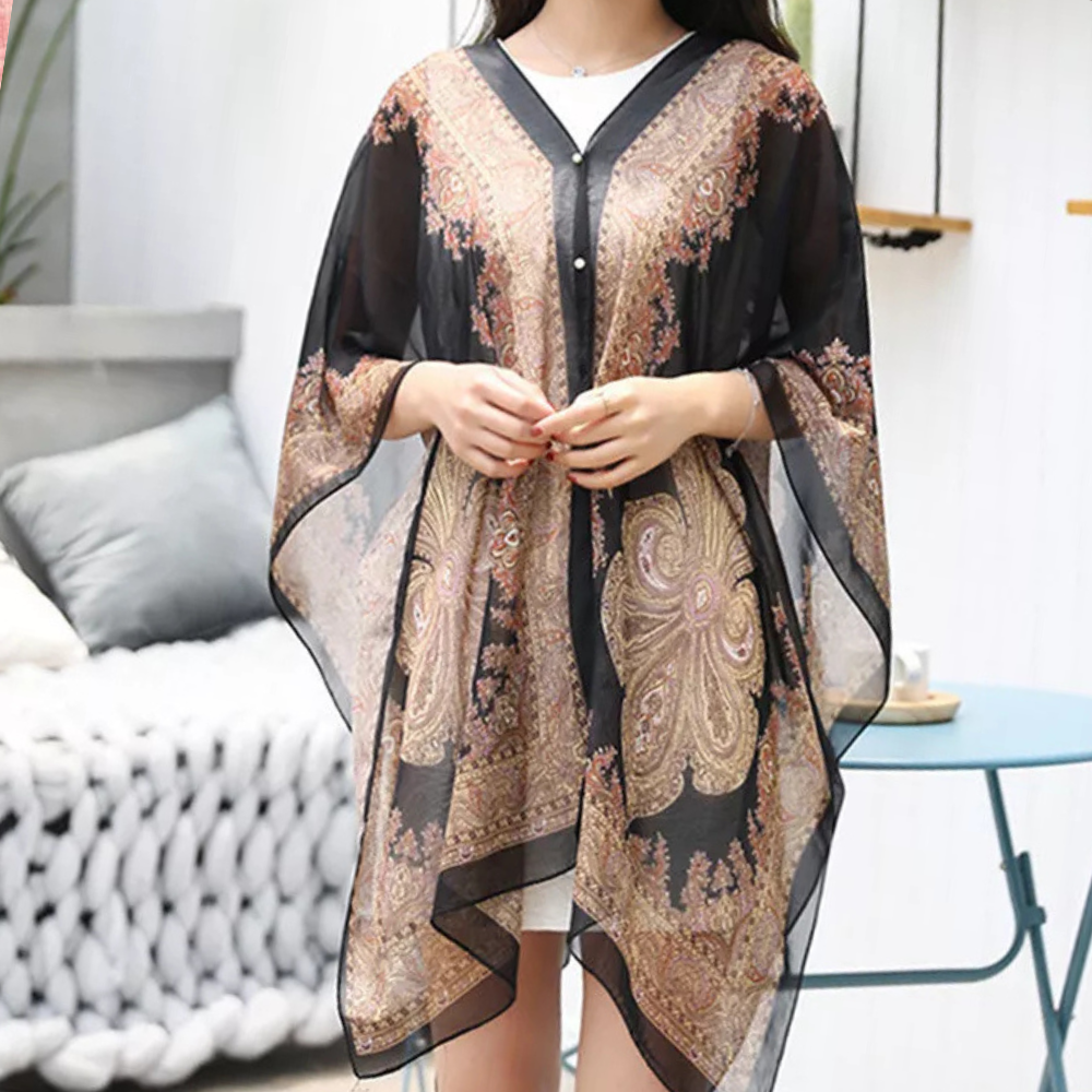 Veelzijdige Poncho-sjaal voor Dames - Mira