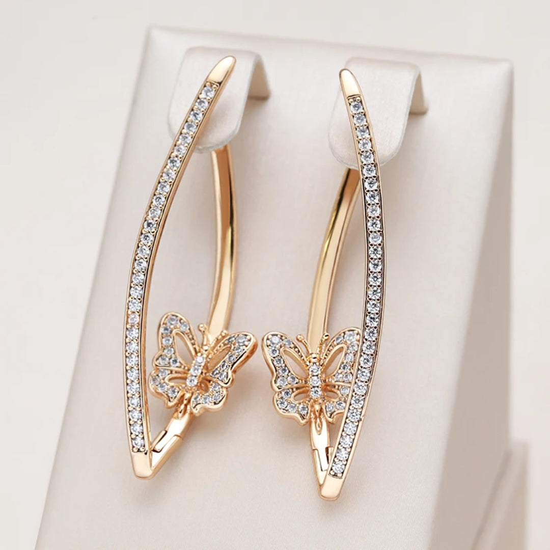 Stralende Vlinder Oorbellen - Butterfly