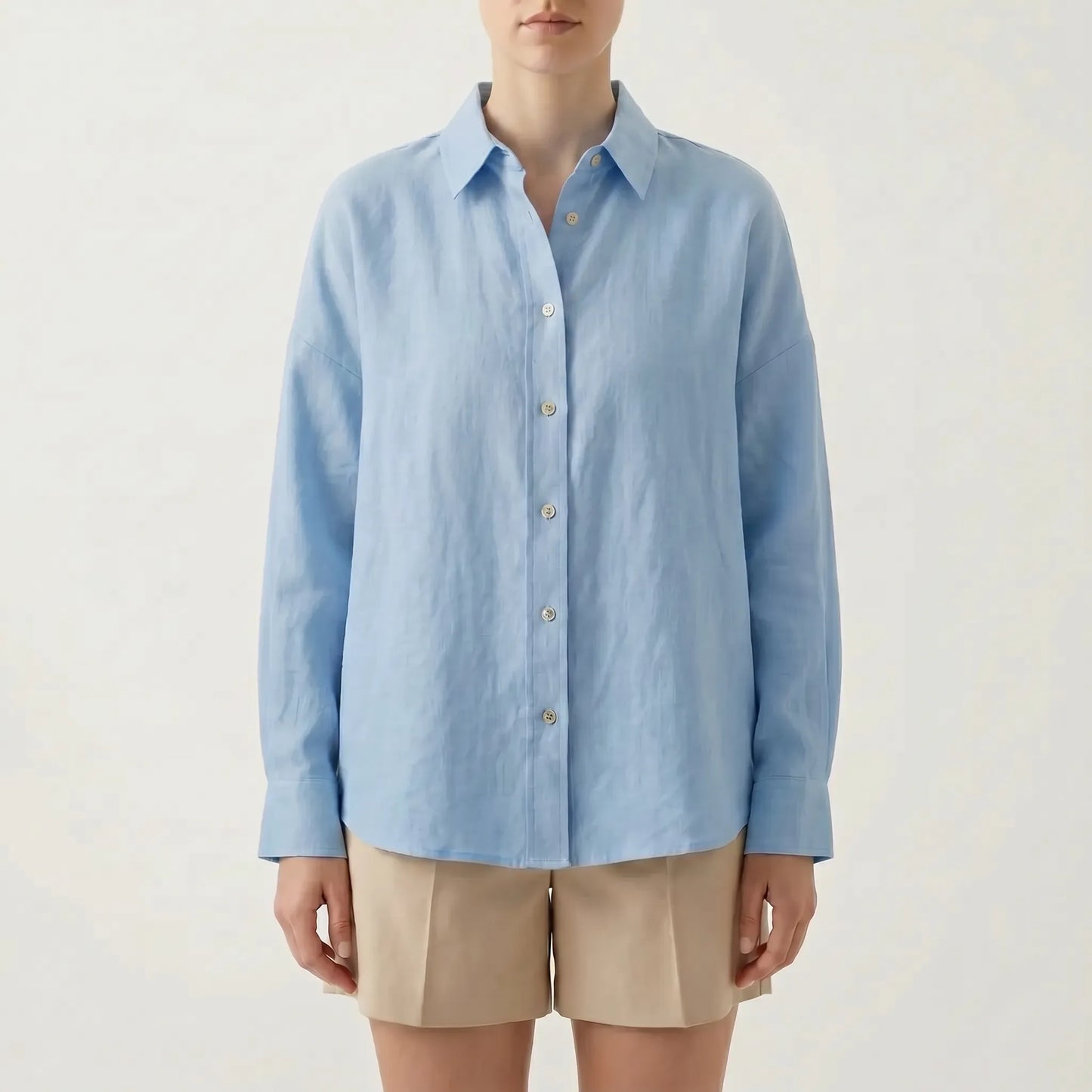 Oversized Button-Down Shirt - Maureen