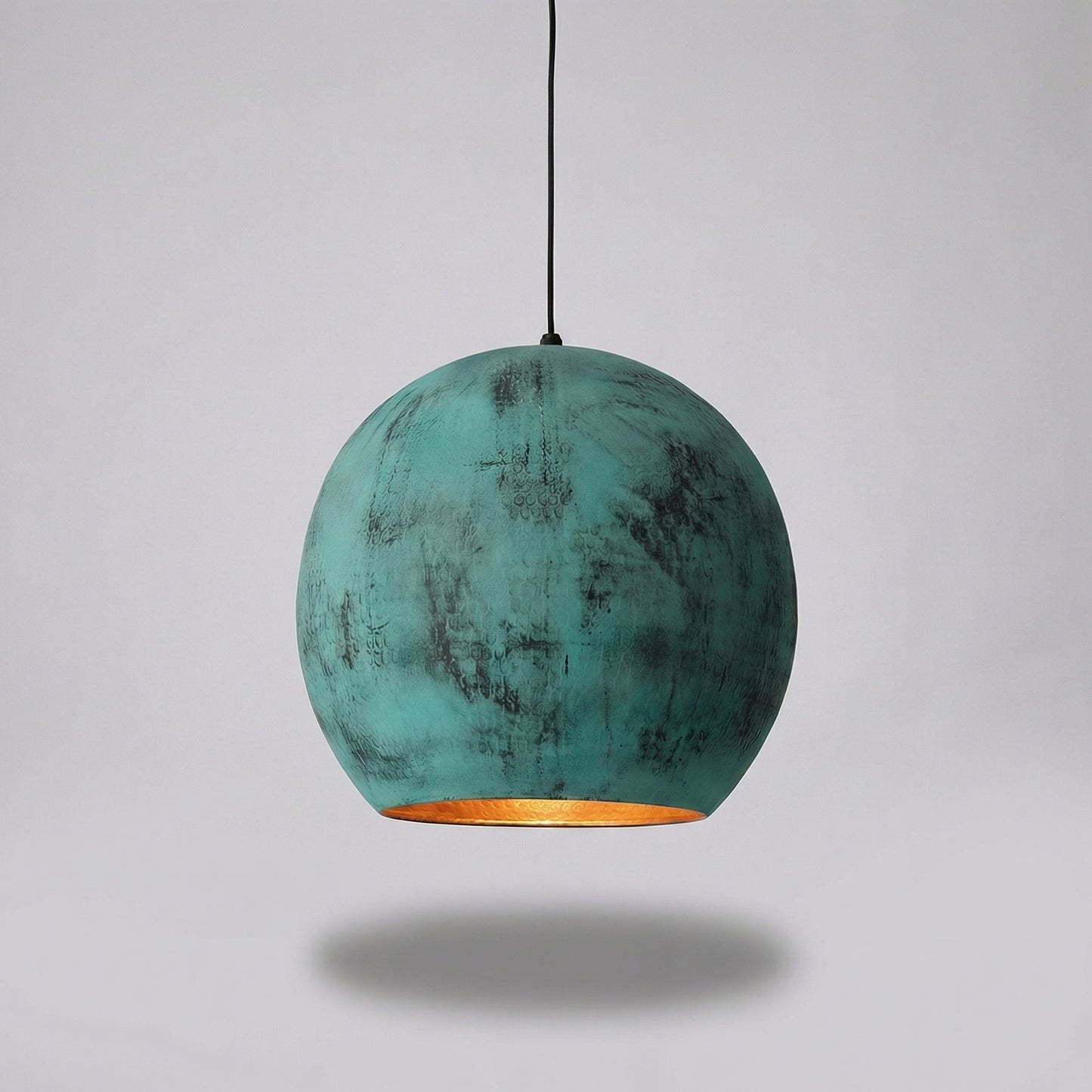 Oxidized Patina Pendant Light - Turinex