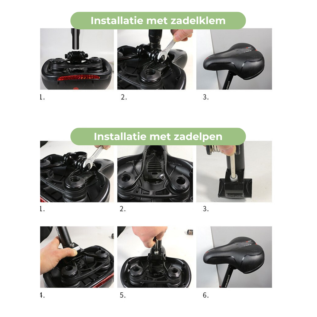 Ergonomisch Fietszadel - RideEase
