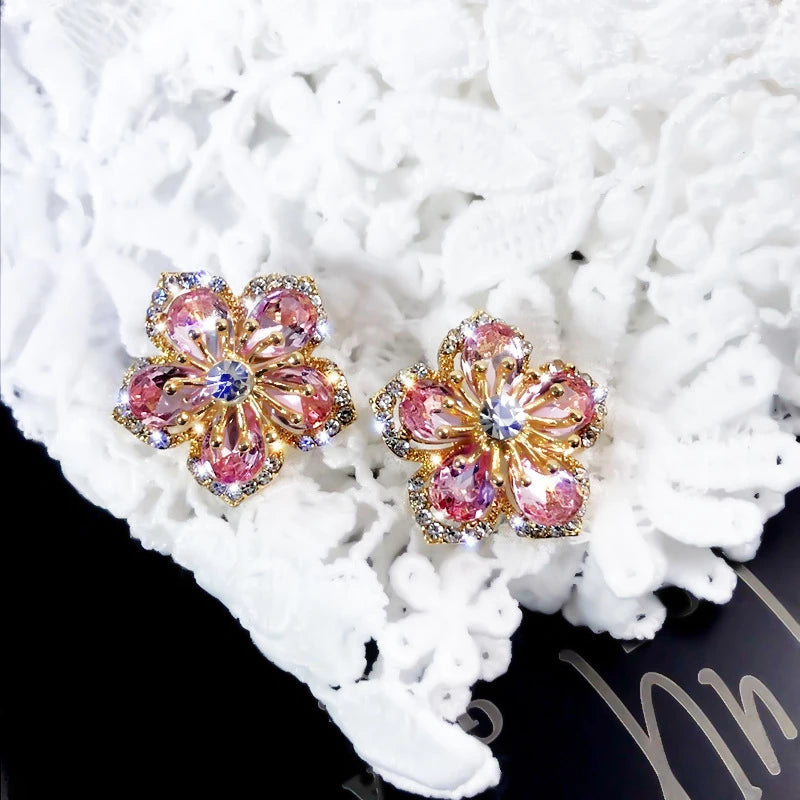 Sterling Zirkonia Regenboogoorbellen - Jasmin