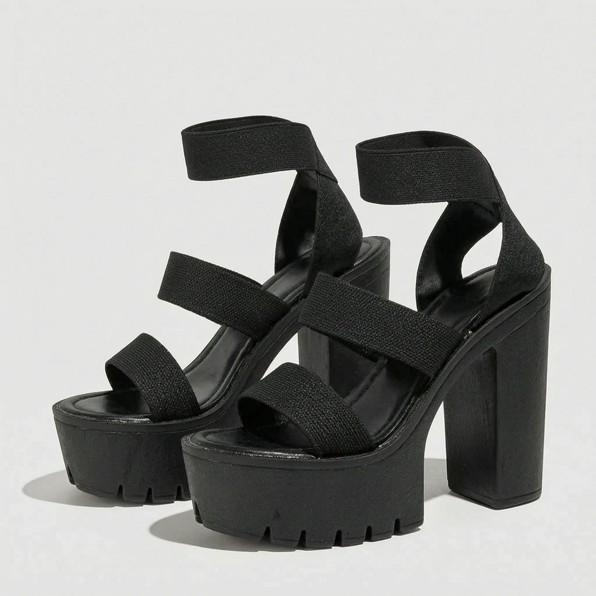 Platform Sandalen Met Blokhak - Tabitha