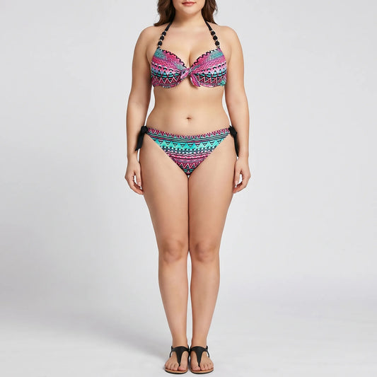 Push-Up Bikini Set Plus Size - Heidi