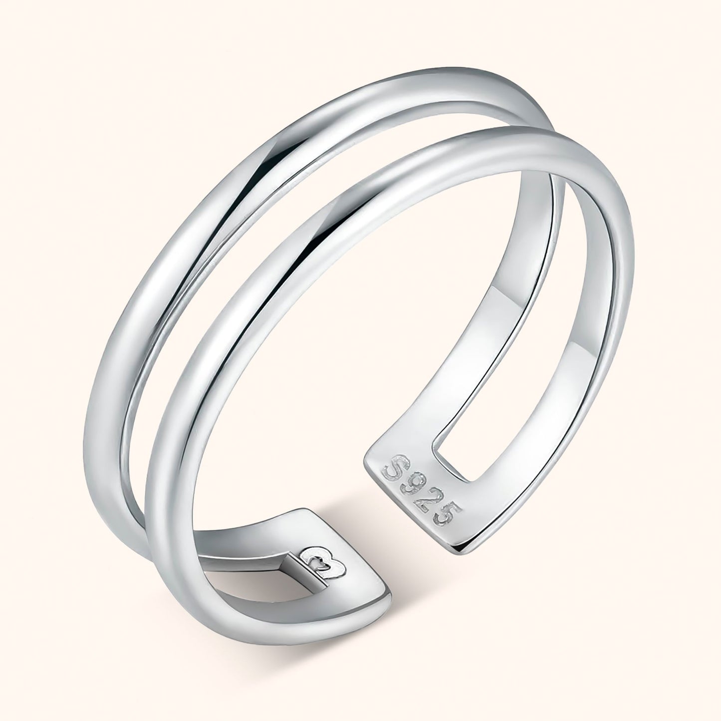 Open Dubbele Ring - Amaya