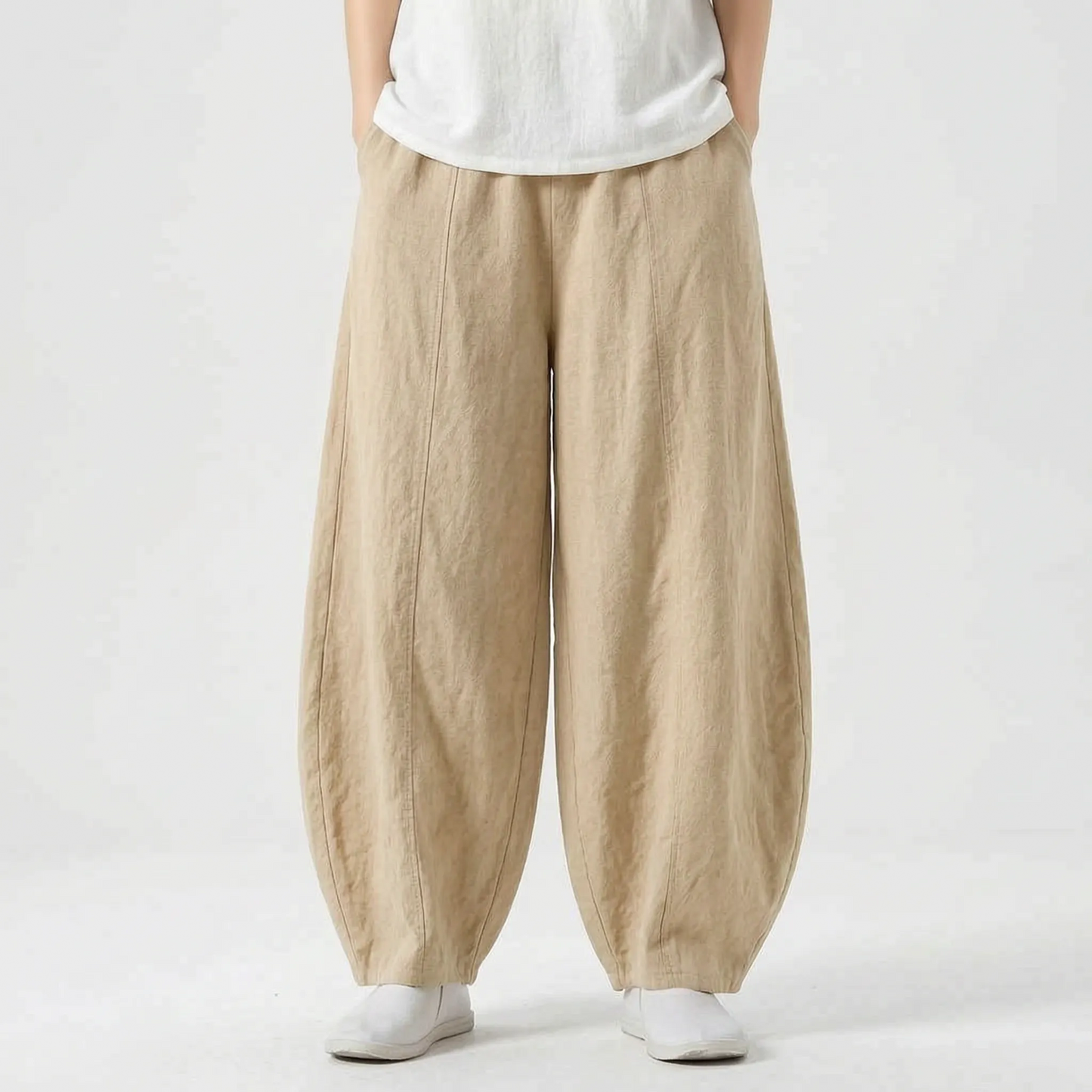 Relaxed Fit Barrel Trousers - Joy