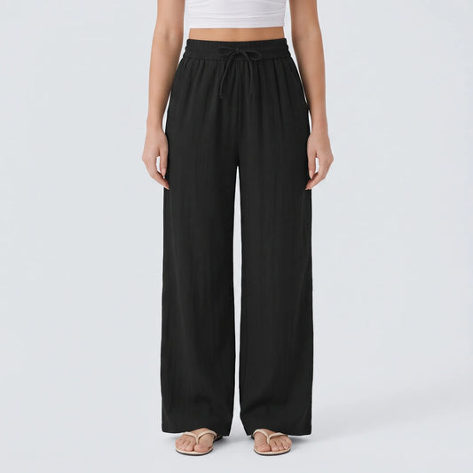 Relaxed Wide-Leg Casual Trousers - Julie