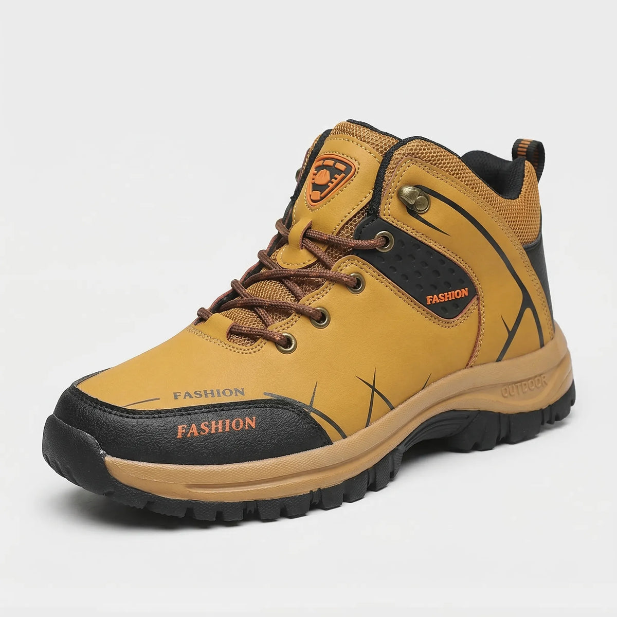 Retro-Style Ankle Hiking Boot - Terraxen