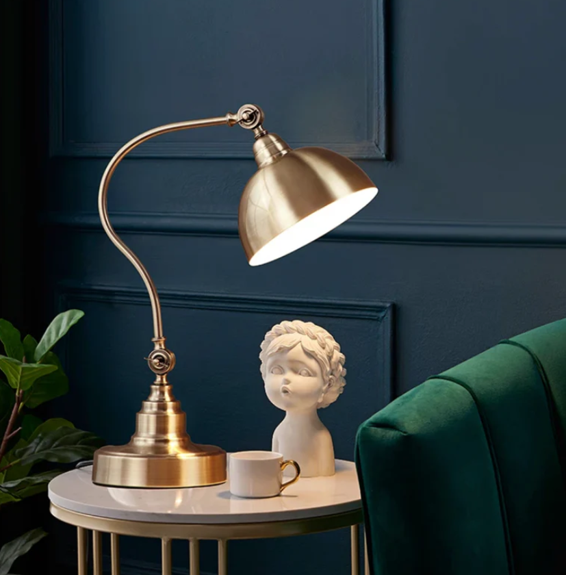Retro Inspired Table Lamp - Brasselle