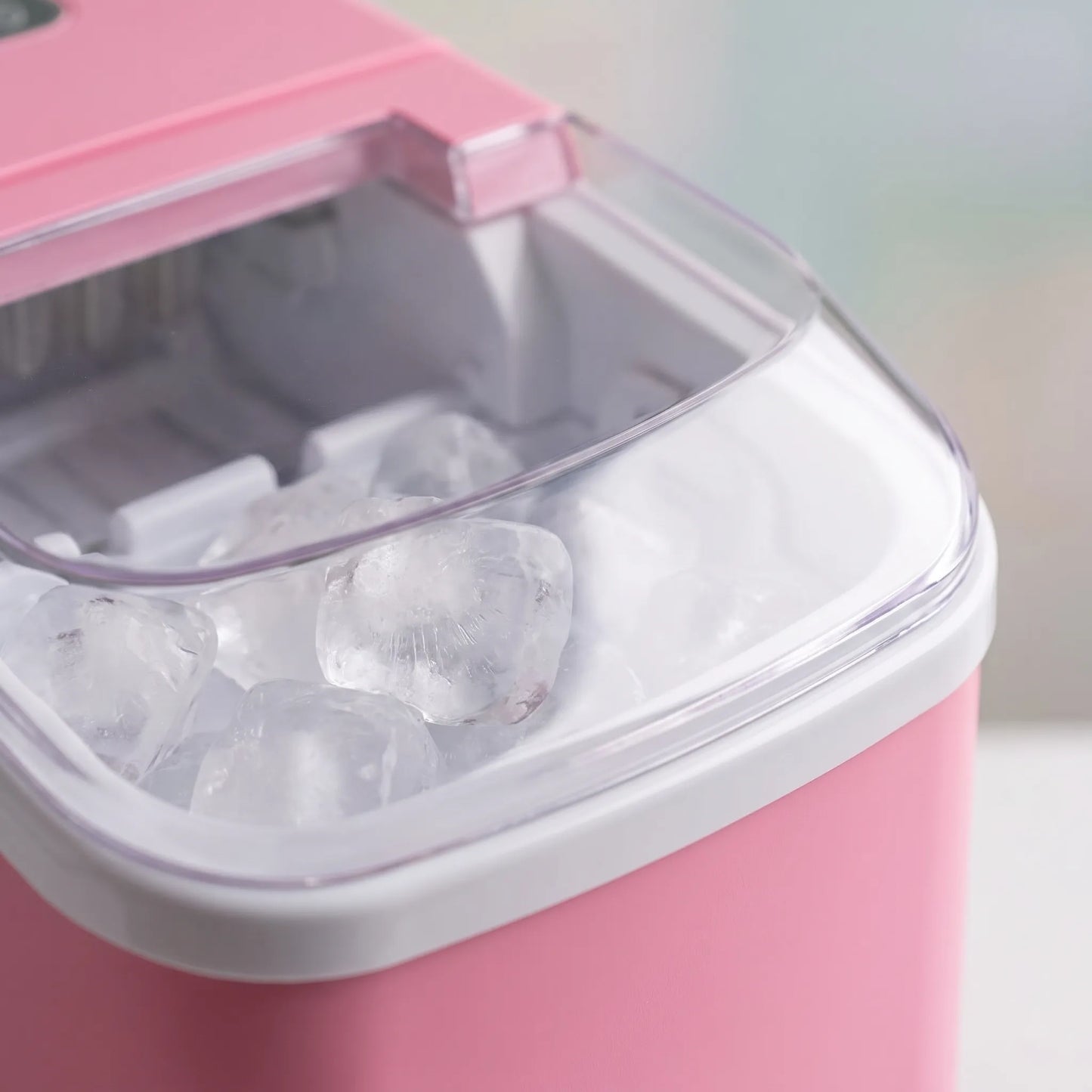 Roze Mini-IJsblokjesmachine - Nivoa