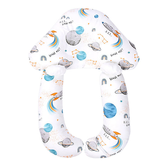 Ergonomisch katoenen babykussen voor een veilige en comfortabele slaap.