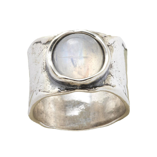 Maansteen Ring in Zilver - Luna