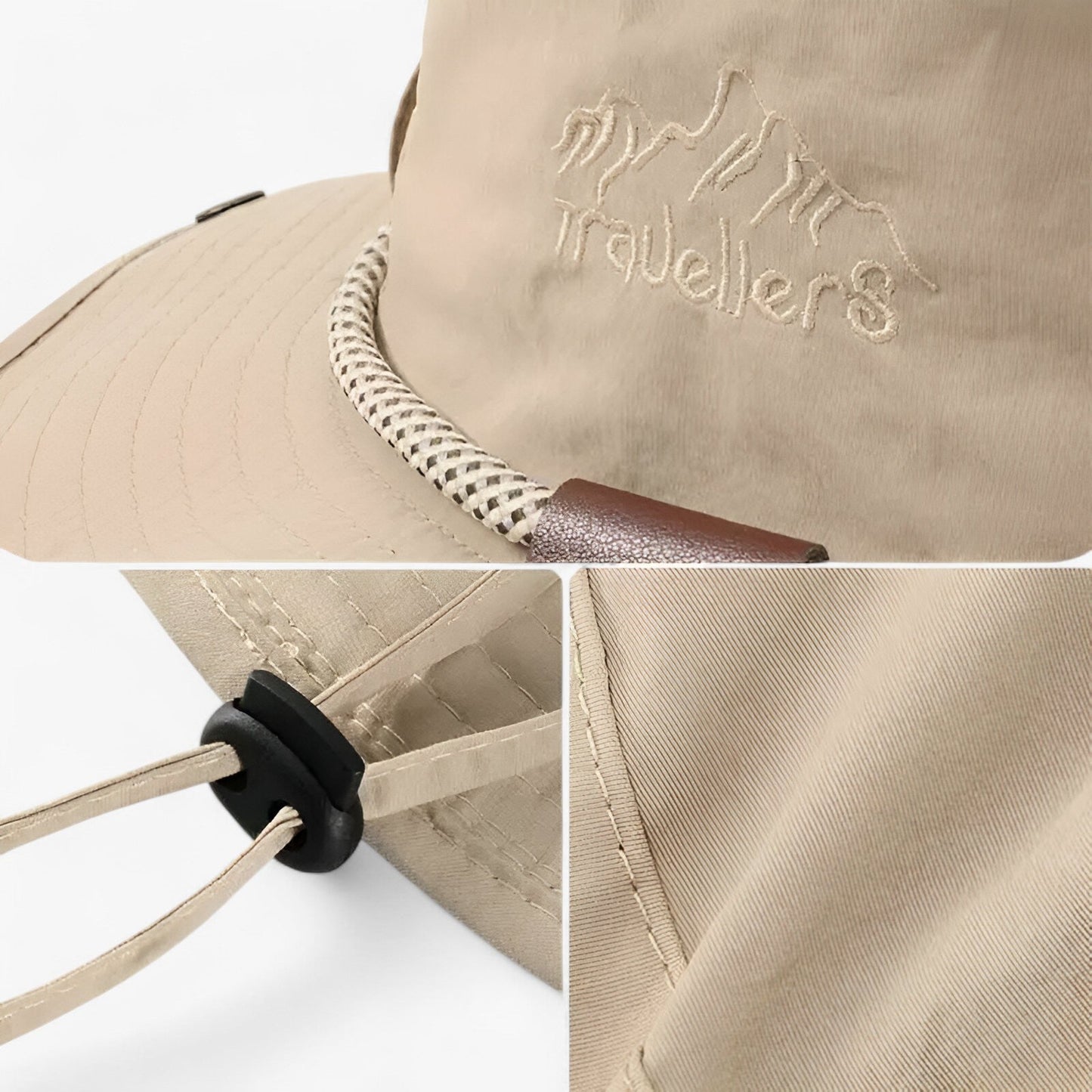 Uniseks UV-beschermende waterdichte bucket hat – Johnny
