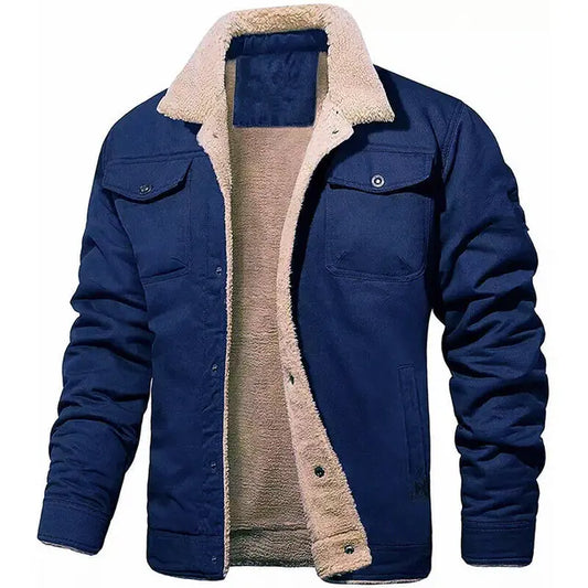 Heren Katoenfleece Bomberjack – Ewan