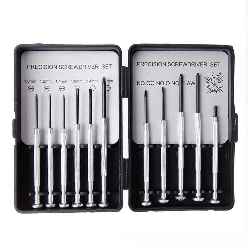 11-delige Micro Precisieschroevendraaierset met Opbergtas – Craftix