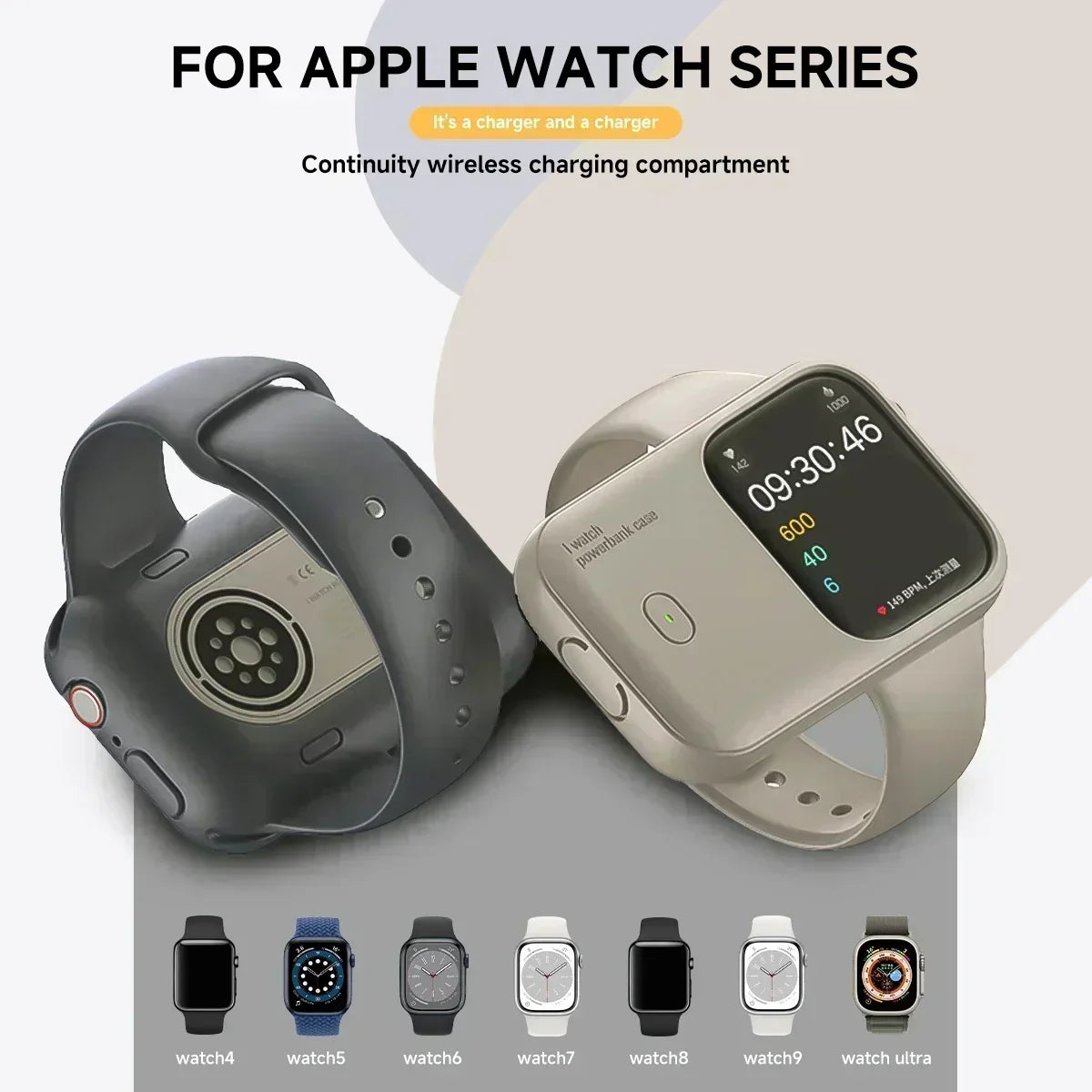 Draagbare Draadloze Oplader voor Apple Watch – WatchCharge (1+1 GRATIS)