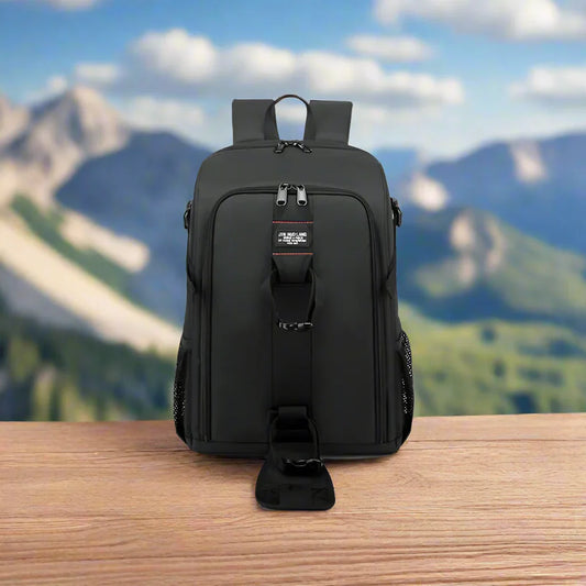 Waterdichte Oxford Camera Rugzak met Multi-Compartment Opslag – Elric