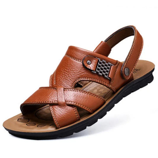 Duurzame & Ademend Leren Heren Sandalen – Tiberius