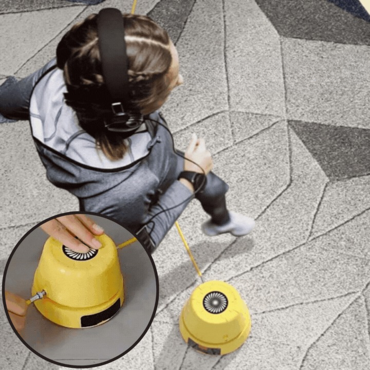 Automatisch springtouw met display en veiligheidsstop voor kinderen – stimuleert beweging