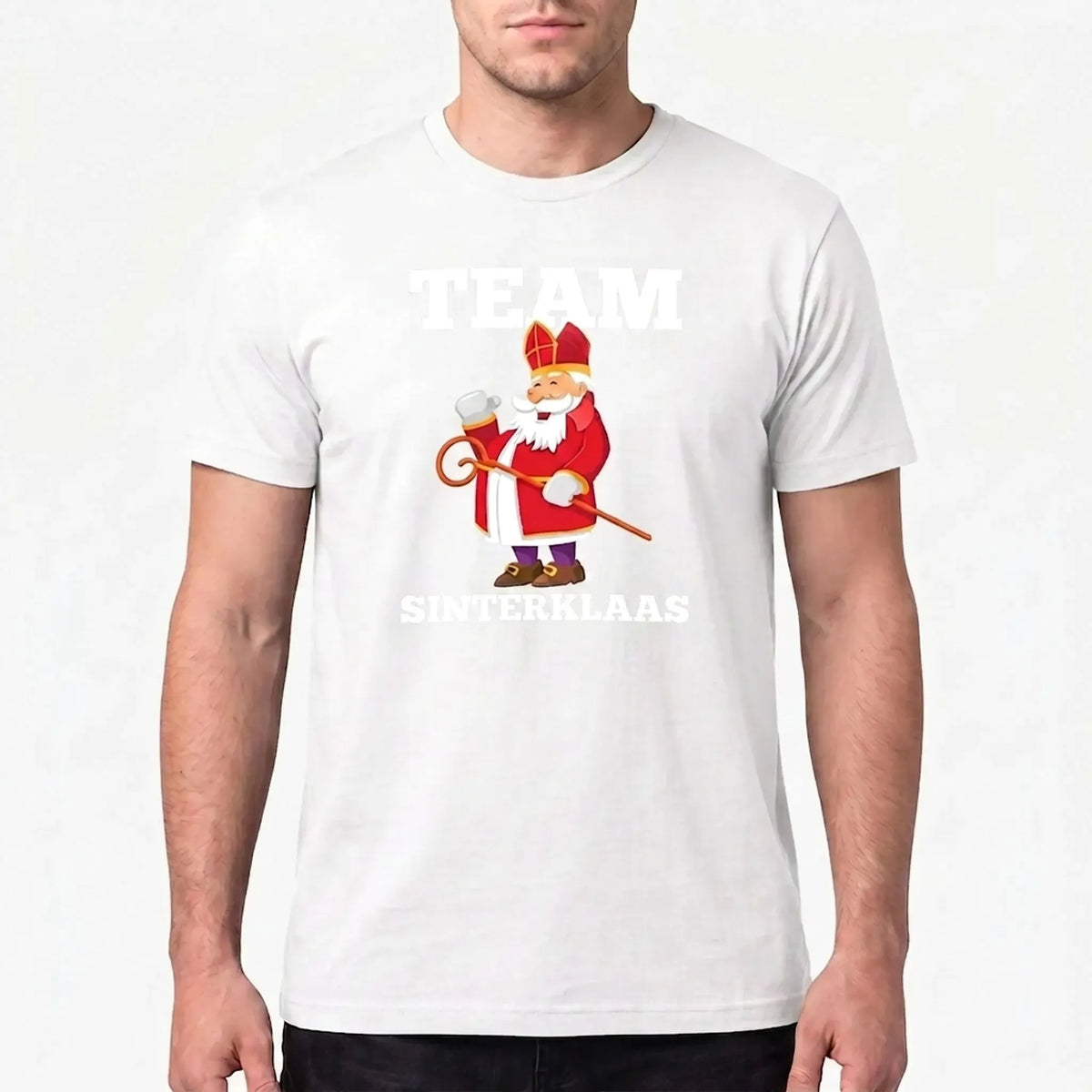 T-Shirt Heren Met Sinterklaas Opdruk - SintTee