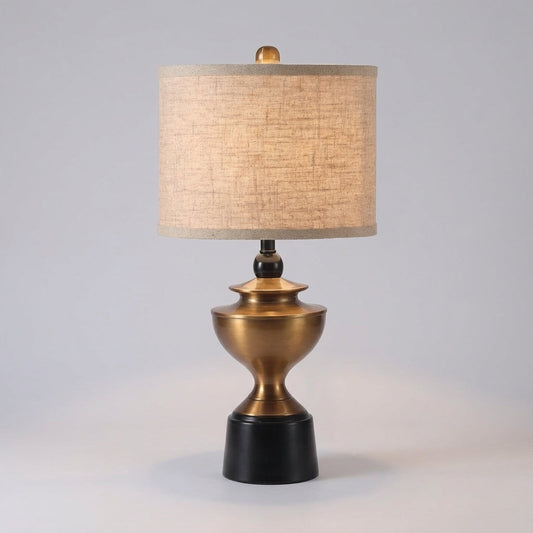 Table Lamp With Warm Shade - Glenova