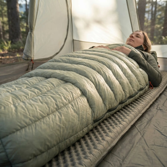 Ultralight Mummy-Style Down Sleeping Bag - Driftloft