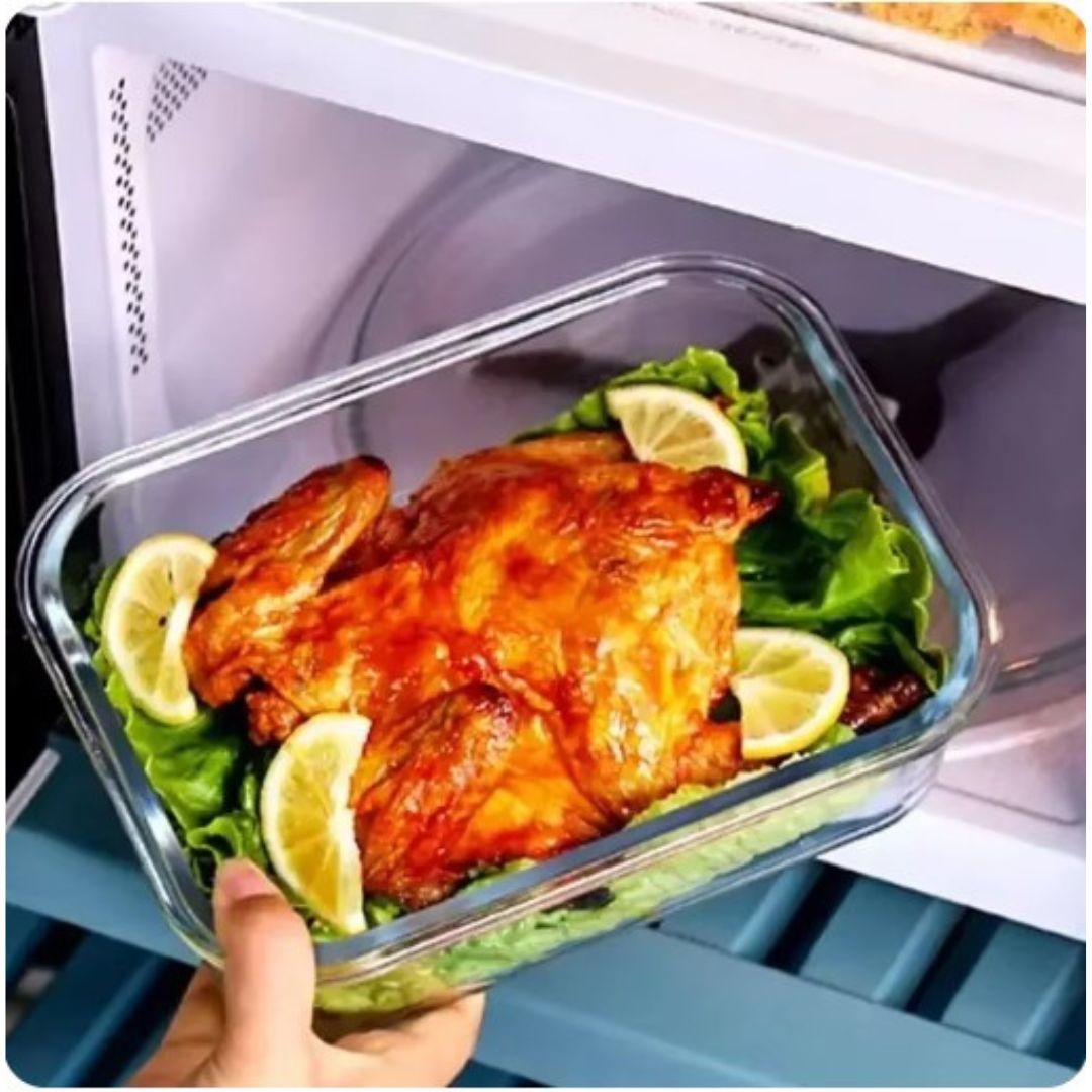 Lunchbox van Borosilicaat Glas - GlassGuard Bento