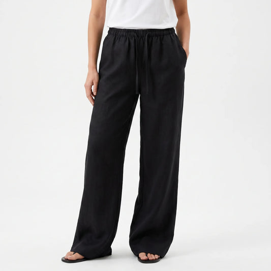Wide Leg Casual Trousers - Josephine