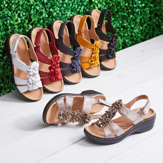 Retro Dames Zomersandalen - Aurelia