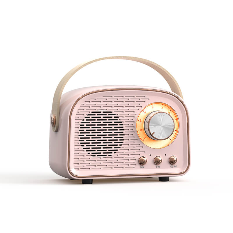 Vintage Bluetooth luidspreker met FM-radio – RetroVibe