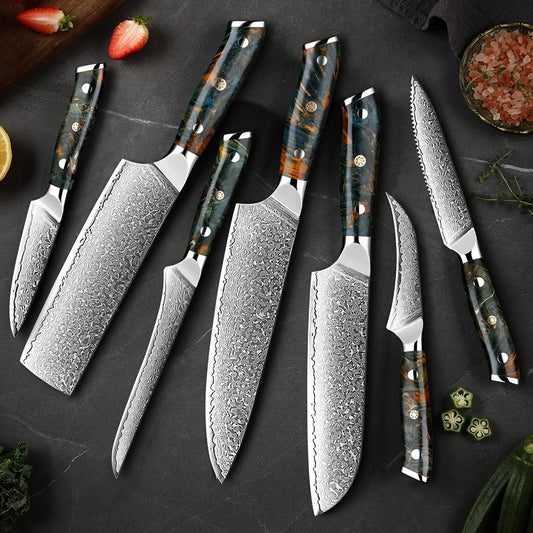 Japanisches Damastmesser Set – KairoBlade
Japanse Damascus Messenset – KairoBlade
