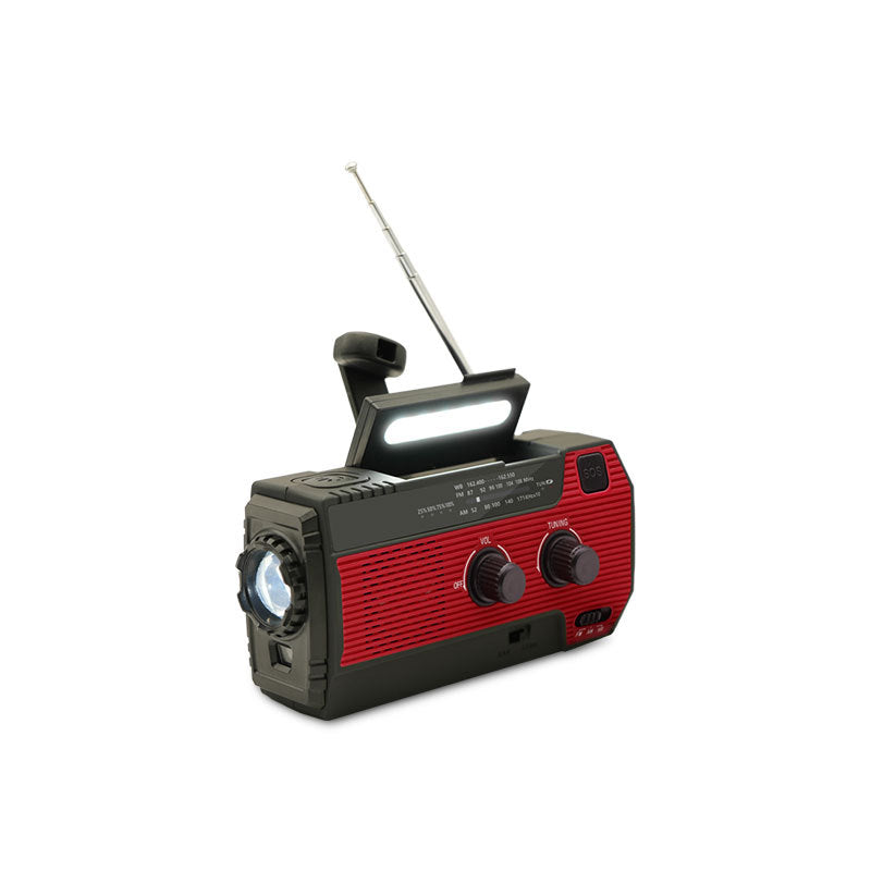 Draagbare Noodradio met Zonne-energie - PowerWave