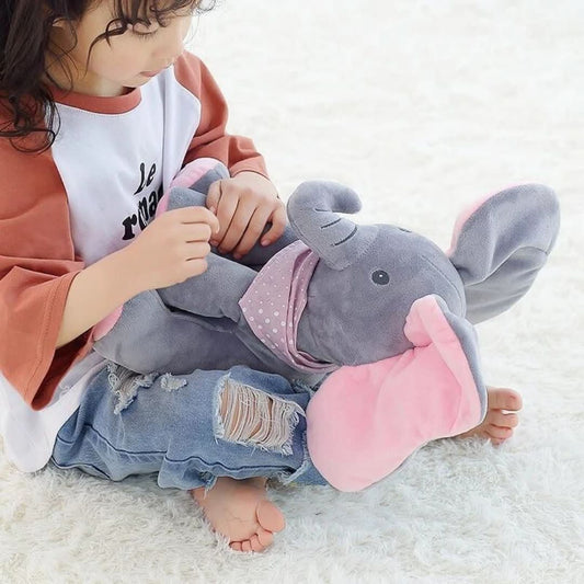Interactieve babyolifant met speel- en spraakfunctie voor peuters