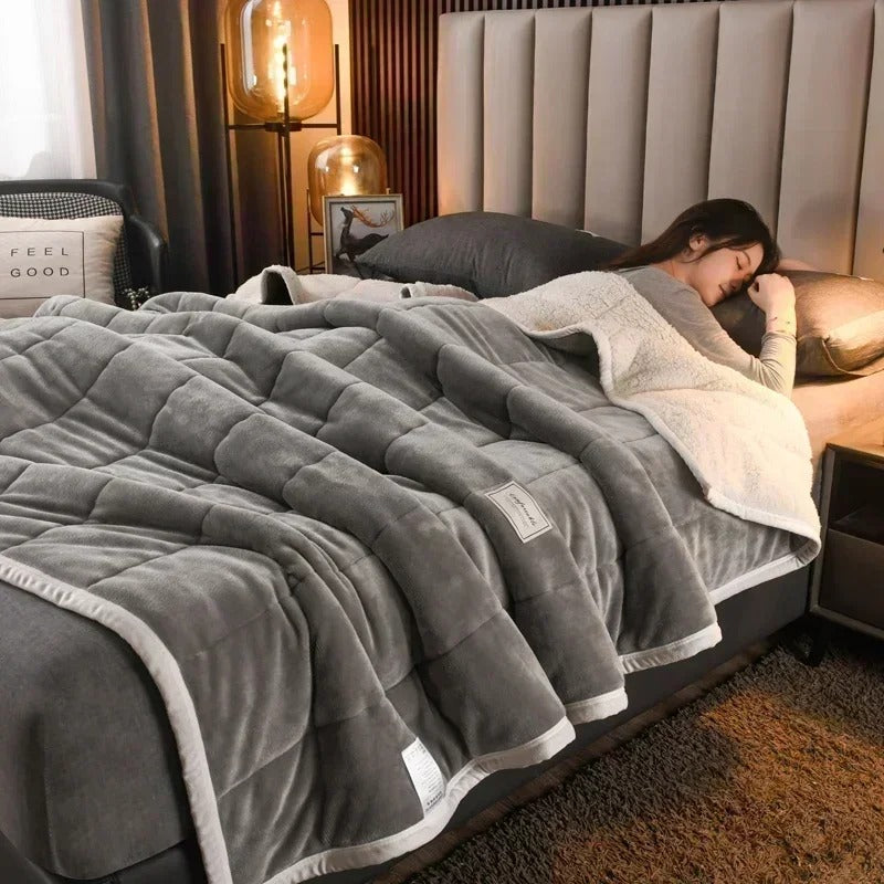 Warme Flanellen koral fleece deken voor herfst en winter – CosyBlanket