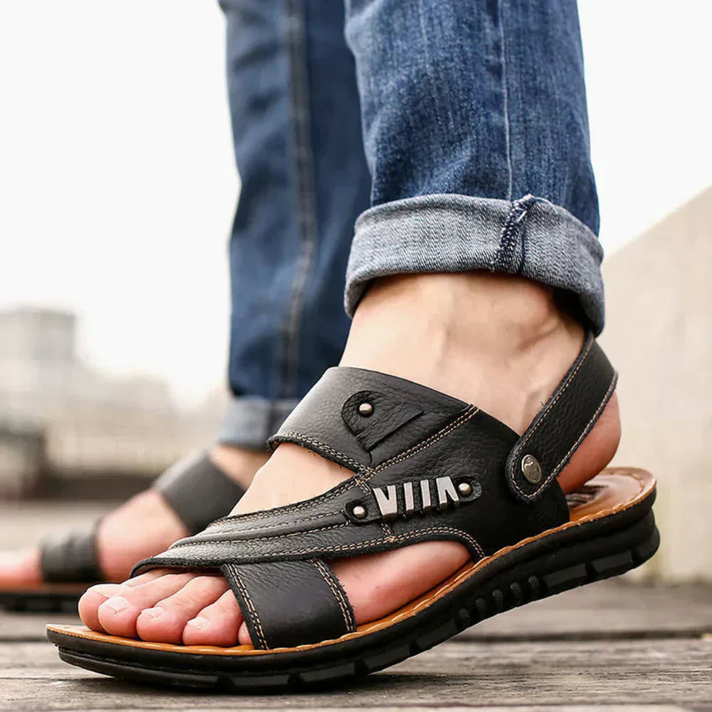 Orthopedische comfortsandalen heren – Comfortabel & Verstelbaar – Henrik