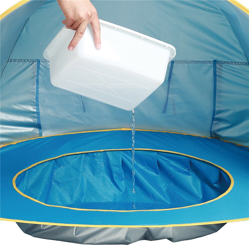 UV-beschermende strandtent met geïntegreerd baby-pootjebadje – Schattenplitsch