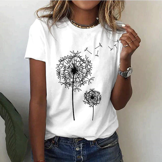 Comfortabel dames T-shirt met ronde hals & zachte stof – Rhea
