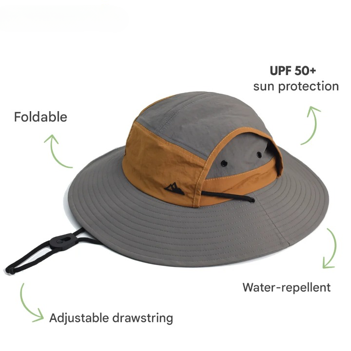 Vouwbare outdoor-zonnehoed met UV-bescherming – SunGuard Explorer